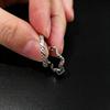 Silver Striped Ring Set of 2 for Women, Trendy Cold Style Ring, Small Niche Simple Band Ring, Open, Unisex, Couple Ring