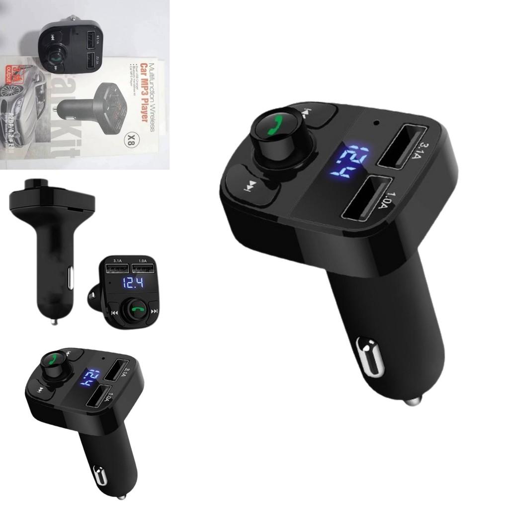 Car Bluetooth Receiver Charger Lossless Sound Quality Fm Transmitter Card Insert Car Mp3 Bluetooth Player