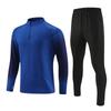Men's Football Tracksuit 23-25 Training Soccer Survetement Kits Customized Name Number Logo Spring Winter Warm-up Sportwears