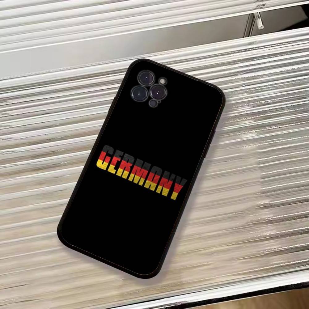 Fußball Support G-Deutschland Handyhülle Silikon Weich Für IPhone 17 16 15 14 13 12 11 X XR Plus Pro Max Plus