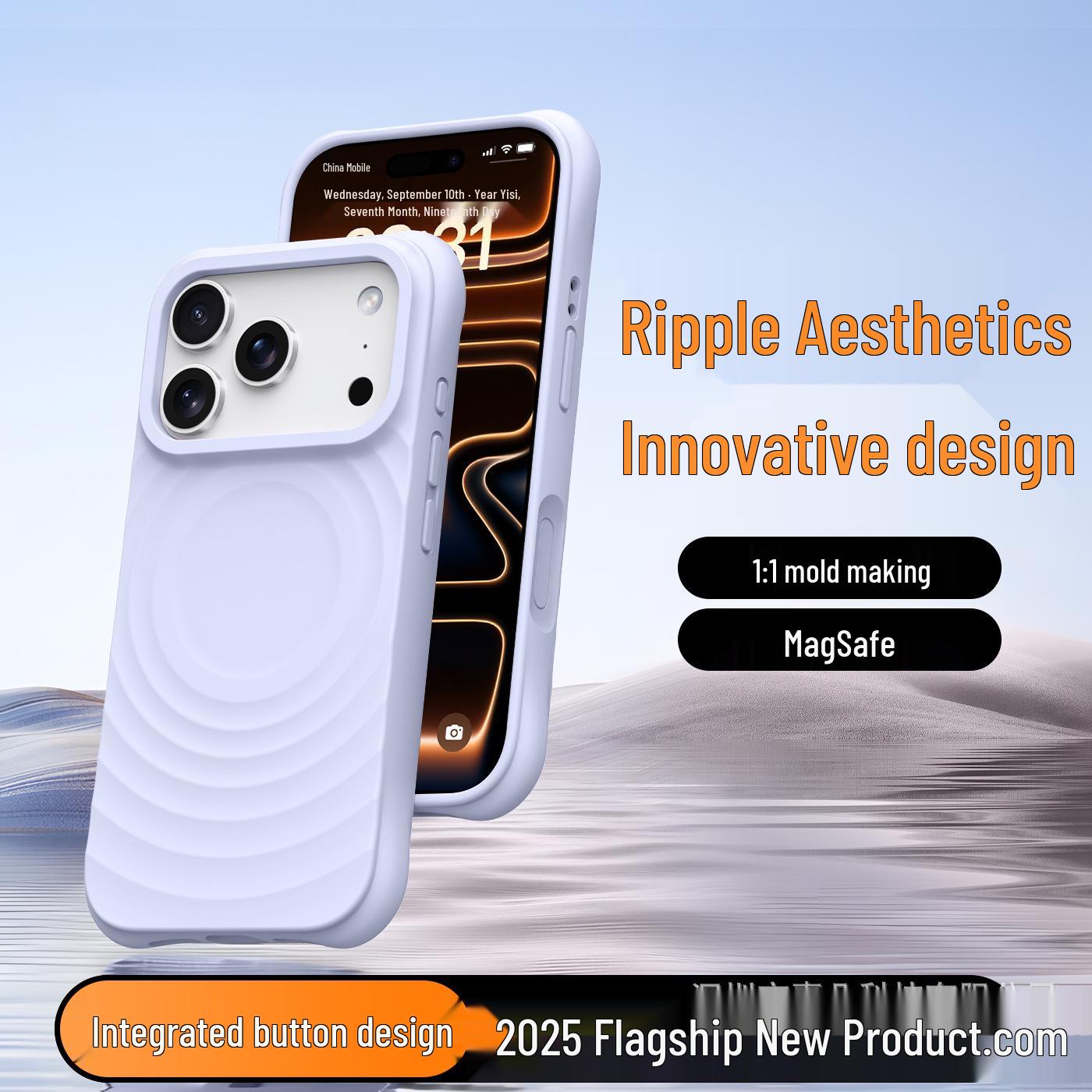 

Dopamine Wave Liquid Silicone Magnetic Case for iPhone 17 Pro Max iPhone 15