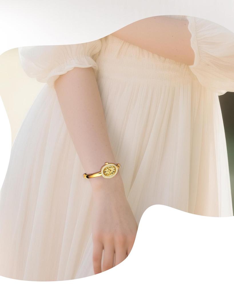 Yalan Luoshi Retro Quartz Women's Watch with Integrated Bracelet