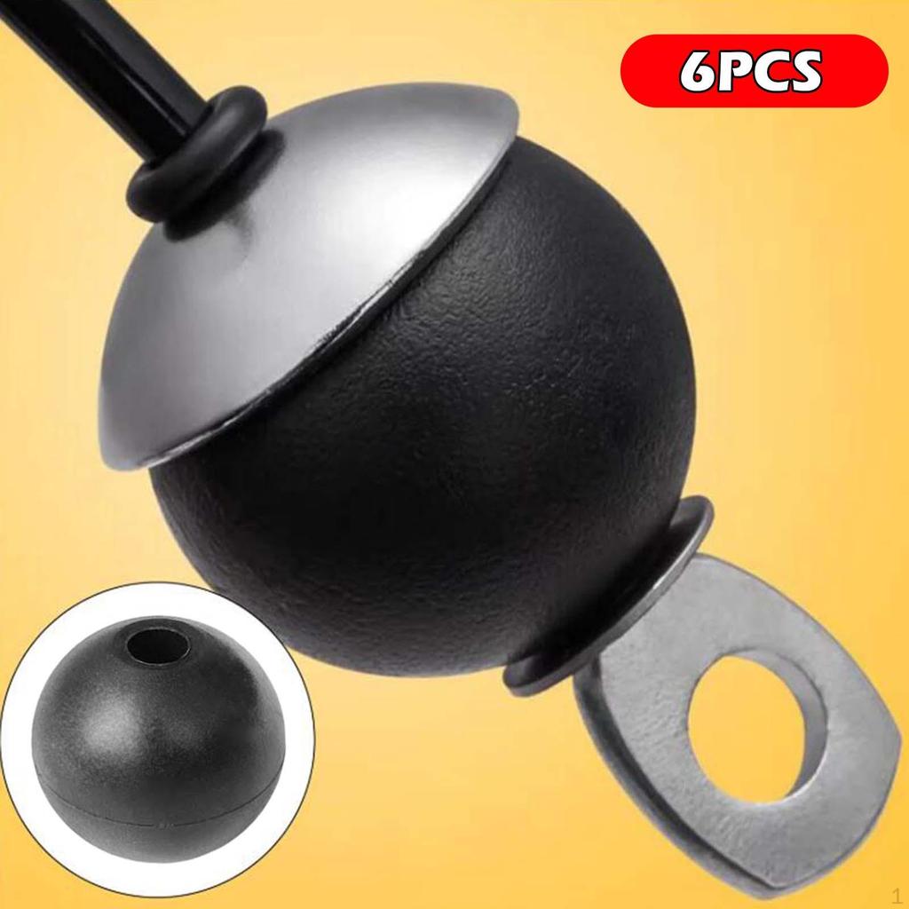 6 Ball for Gym Cables, Home Joining Pieces, Steel Cable Terminal Accessories, Replacement Parts