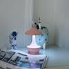 LED Table Lamp Mushroom Desk Lamp RGB Dimming Rechargeable Night Lights For Bedroom Bedside Dining Night Light Atmosphere Decor