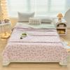 Cute Zoo Animals Print Quilt Bedspreads Children Adults Thin Comforter Summer Quilt Single Double Bed Air-Condition Bed Blanket