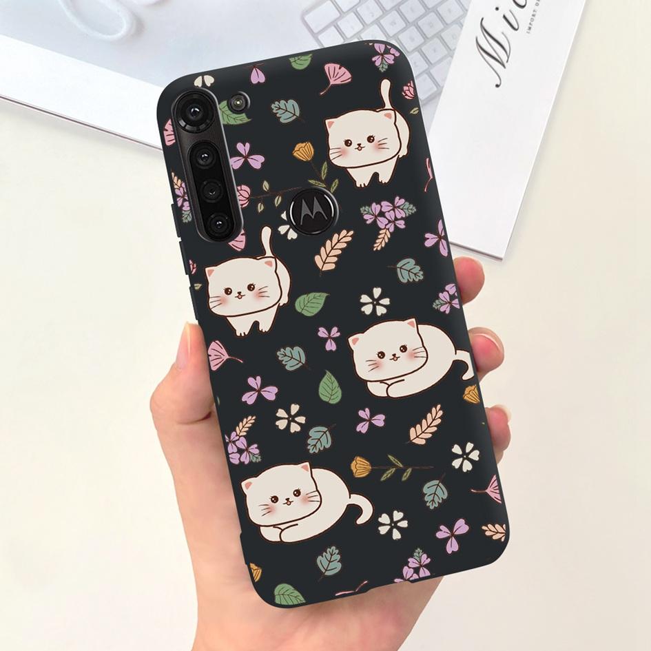 For Motorola Moto G8 Power Case XT2041-1 XT2041-3 Cover Fashion Marble Flower Soft Slim Phone Funda For Moto G 8 G8 Power Bumper