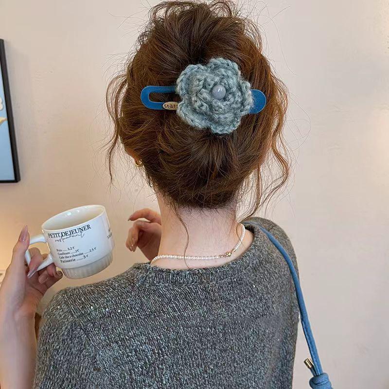 

Заявление Бархатный Цветок Заколка для Волос Заколки Корейские Заколки на Затылок Зажим-Акула Зажим для Волос для Женщин Аксессуары для Волос Украшение белый