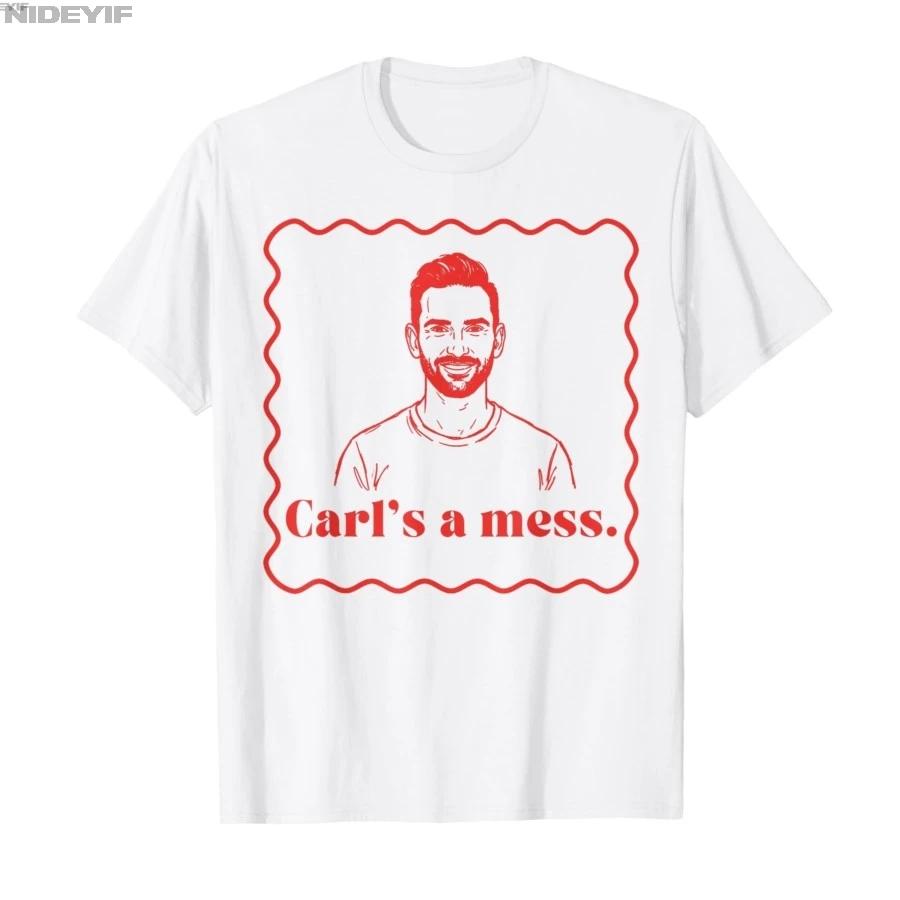 Carls A Mess Funny House Sarcastic Meme Quote Retro Tshirt For Men Women 100 Cotton T Shirts Short Sleeve Tops 04063 S