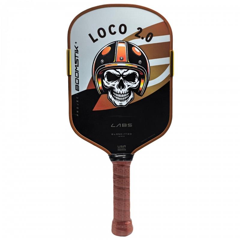 Professional Pickleball Paddle LOCO 2.0 Carbon Fiber With EPP Core Skull Design Lightweight Tournament Ready