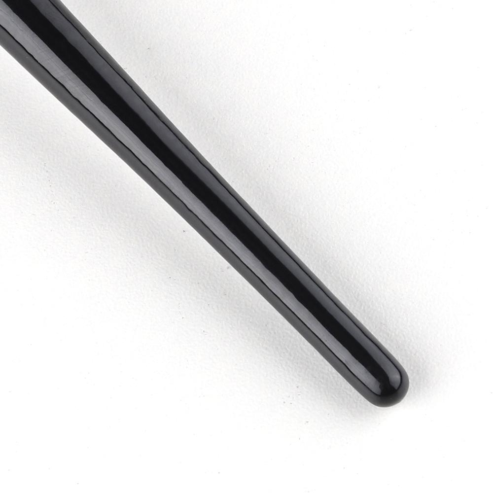 1 szt. Pojedynczy czarny wysokiej jakości pędzel do rozświetlacza przybory kosmetyczne cień do powiek pędzle do makijażu