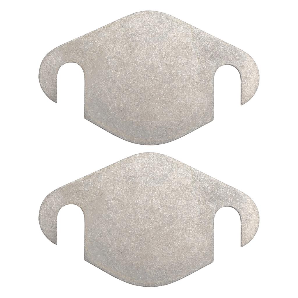 2 × EGR Valve Blank Plate for VW CR Engines With 1.6 1.2 2.0 Litre Capacities