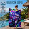 Fantasy Warrior Jing Beach Towel, Microfiber Beach Towel, Perfect For Pool, Beach, Travel, Home Decor Beach Party Fan Gifts