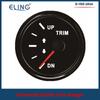 ELING New 52mm Waterproof Marine Trim Gauge Meter UP-DN Inboard Outboard Engine 0-190ohm Signal 12V 24V With Red Backlight