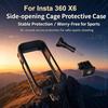 Open Frame Action Camera Cage Shock Resistant Camera Protective Frame for Insta 360 X6