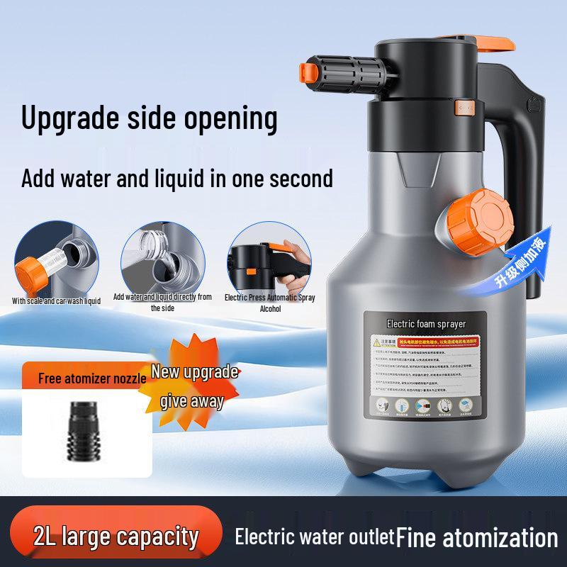 Puluqi 2L High-Pressure Car Wash Foam Spray Bottle