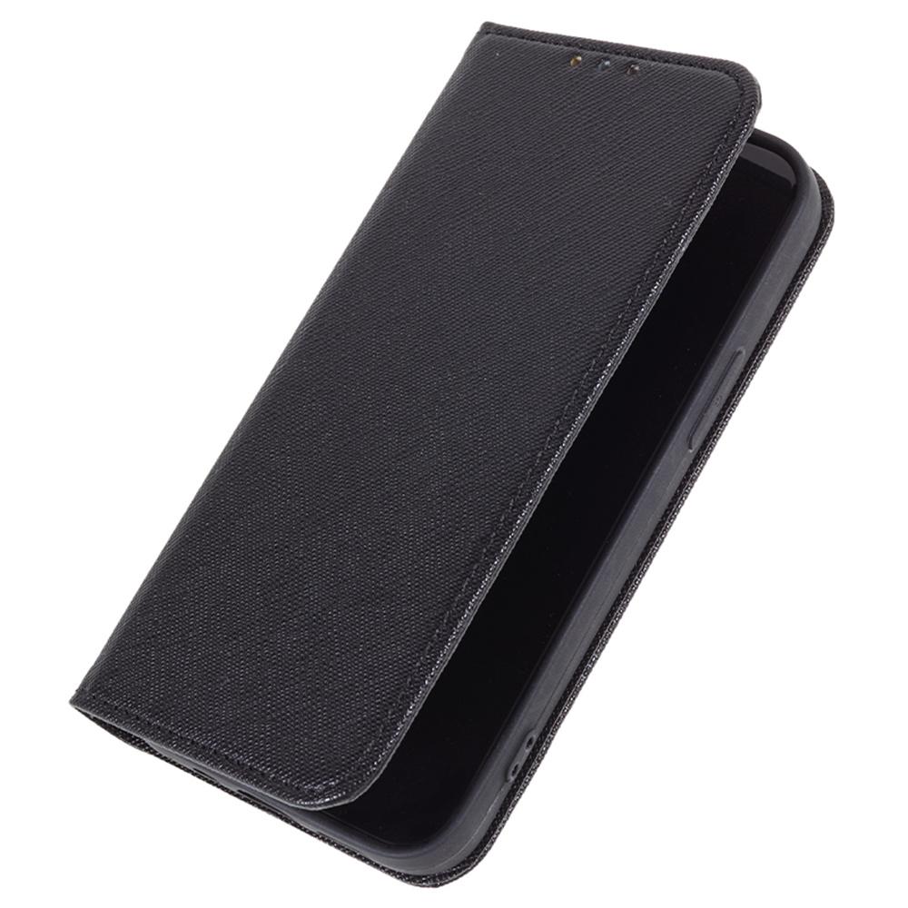 For iPhone 17 Case Cross Texture Leather Phone Cover Hidden Magnetic
