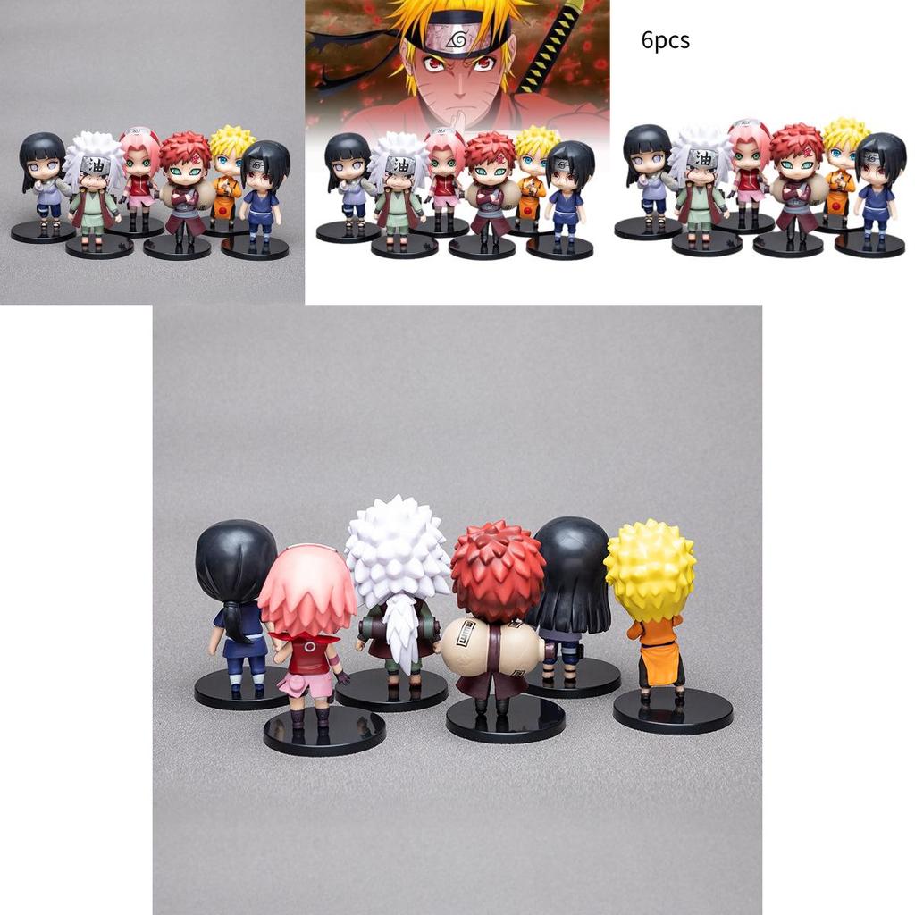 Collectible 9.5cm Naruto Pvc Figures Including Naruto Hinata Jiraiya And Gaara Characters