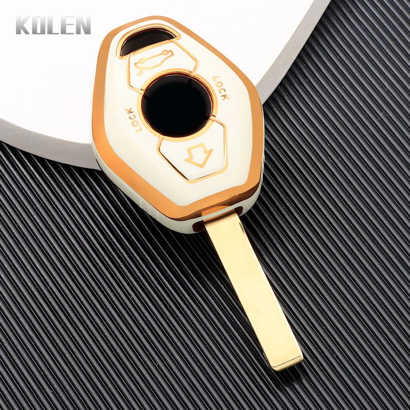 TPU Car Remota Key Cover Case Shell Fob for BMW 7 Series X3 X5 Z3 Z4 3 5 E38 E39 E46 E83 M5 325i Fashion Keyless Holder Keychain