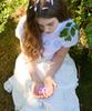 Letter From Moon Flower Lace Tiered Midi Skirt (White)
