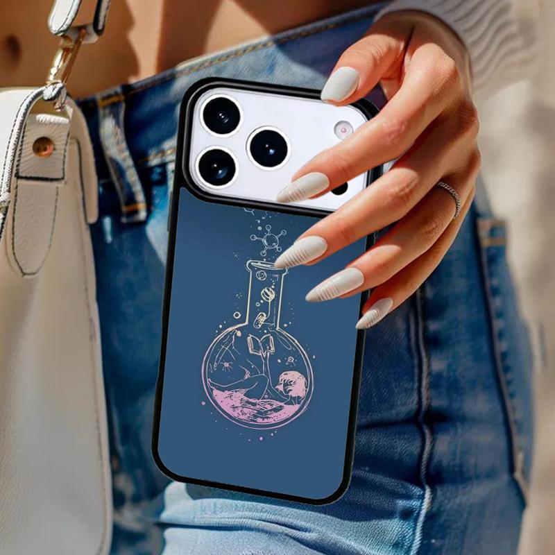 Biology and Chemistry Print Phone Case For iPhone 17 Air 14 15 13 12 Max Cover For Apple 14 15 16 16e 11 Pro Max Plus Coque