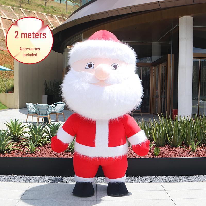 

Надувной костюм талисмана Санта-Клауса для взрослых для праздничных выступлений