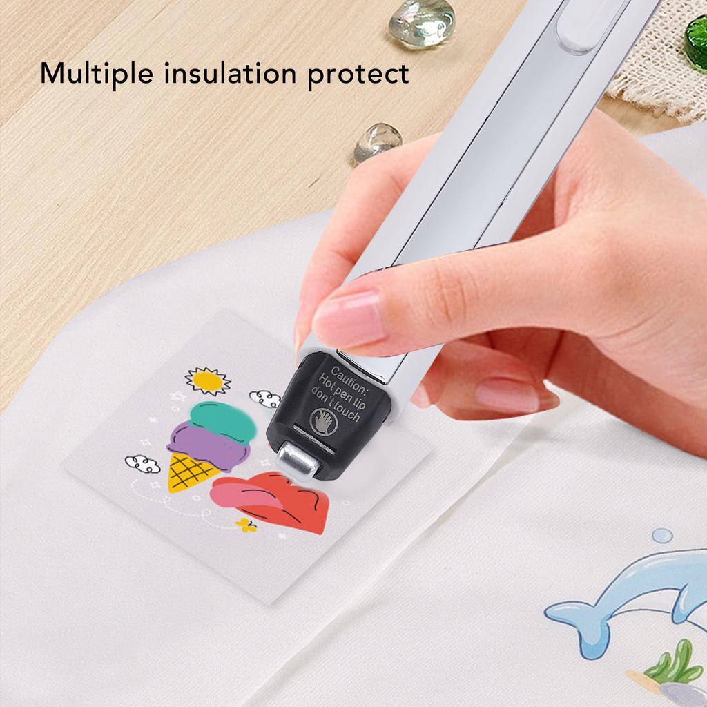 Miniature Heat Press Machine Erasable Thermal Printing Paper Food Bag Heat Sealer for Clothes and Hats Thermal Transfer Projects