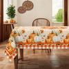 Autumn Pumpkins Daisy Floral Rectangle Tablecloth Wedding Decoration Fall Harvest Thanksgiving Theme Table Cloth For Table Decor