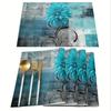 Classic Collection Linen Placemat for Dining Table - Heat Insulation Pad for Living Room and Restaurant Decor