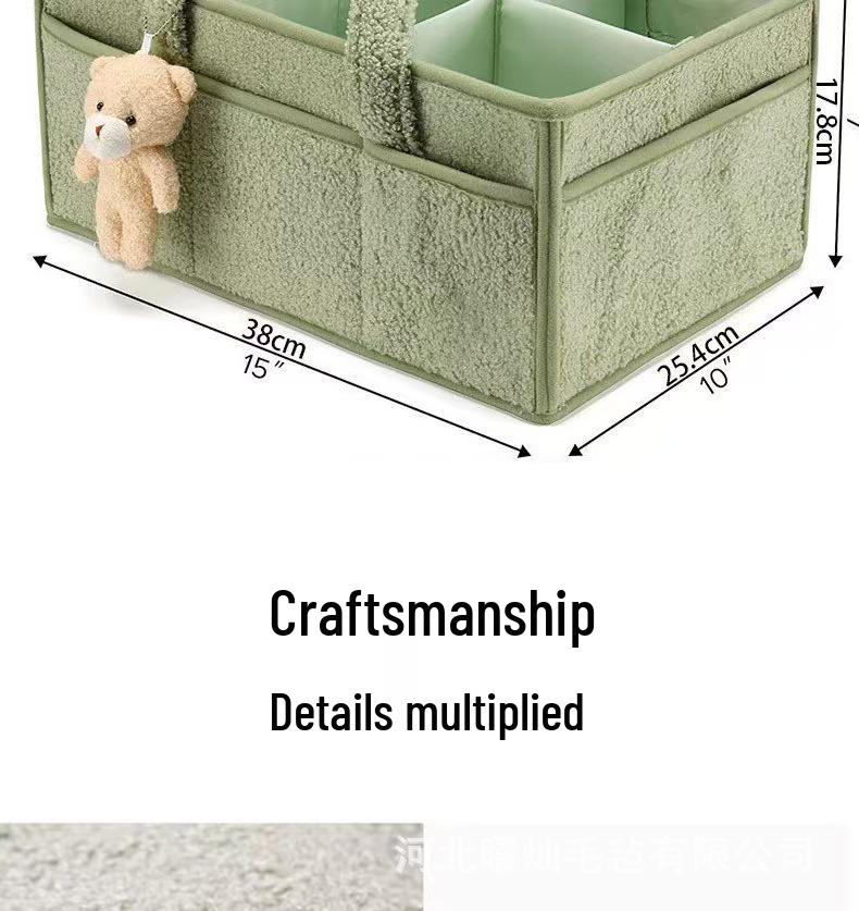 Portable Baby Diaper Organizer and Changing Table Rack