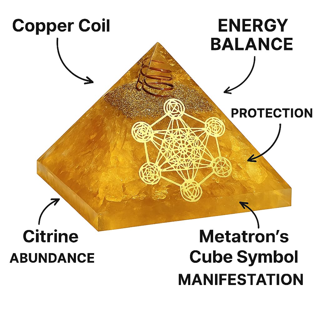 Premium Orgone Energy Accumulator Pyramid -