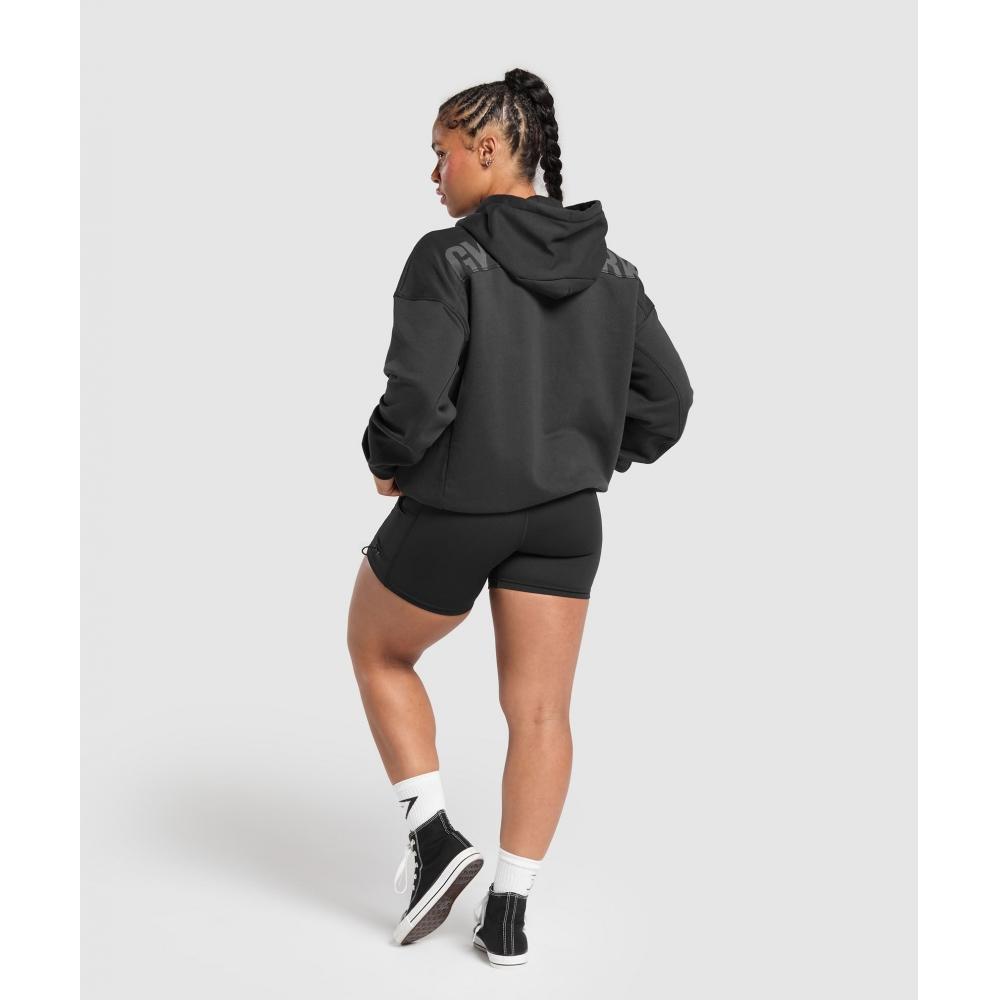 Gymshark Mikina Power Black B2b4a Bb2j