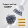 Long-Handled Rotating Pot Brush: Non-Stick, Non-Scratch, Multifunctional Kitchen Cleaning Tool