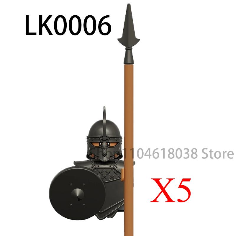 Medieval Military Noble Knights Building Blocks Figures Accessories Helmet Armor Shield Sword MOC Bricks Toys Friends Gifts