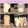 Creative Plush Cat Pillow Soft Two Whiskers Toy Comfortable Decorative Cushion For Home