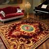 Luxury Living Room Rugs European Style Decoration Home Music Room Sofa Large Carpets Bedroom Cloakroom Fluffy Soft Mat Bedside