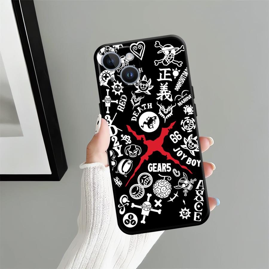 Soft Back Phone Cover Case for iPhone 18 17 16 Pro Max 13 Mini SE 12 X XS XR 14 17Air 7 8 15 Plus 11 Anime Characters