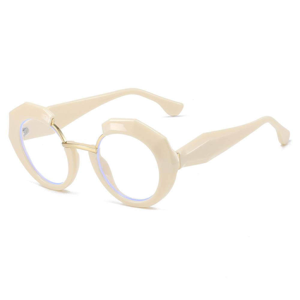 Thick Frame Women'S Presbyopia Glasses  Fashion Anti-Reflective And Filter Transparent Eyeglasses Big Round Reading Glasses