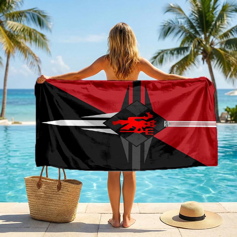 Telo da Spiaggia Asciugatura Rapida Manchester United FC Stampa Microfibra Assorbente Portatile da Viaggio per Nuoto