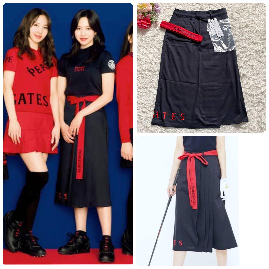 

[USED] PEARLY GATES TWICE 2022 Model Skirt with Belt