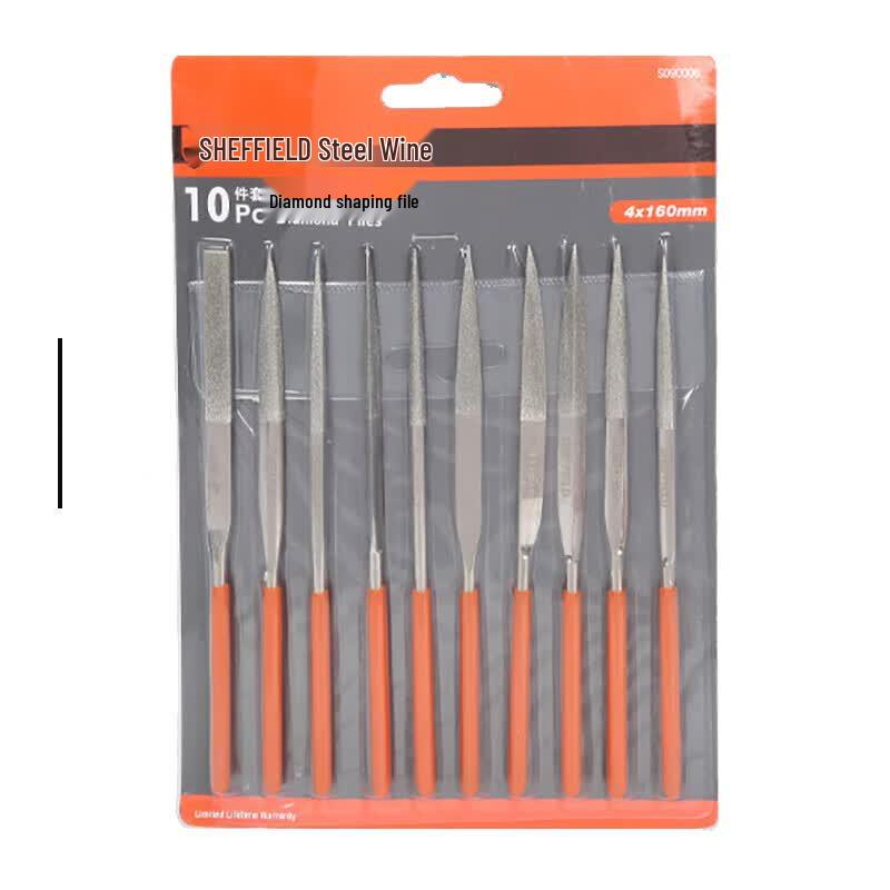 Steel Shield S090006 10-Piece Shaping File Set