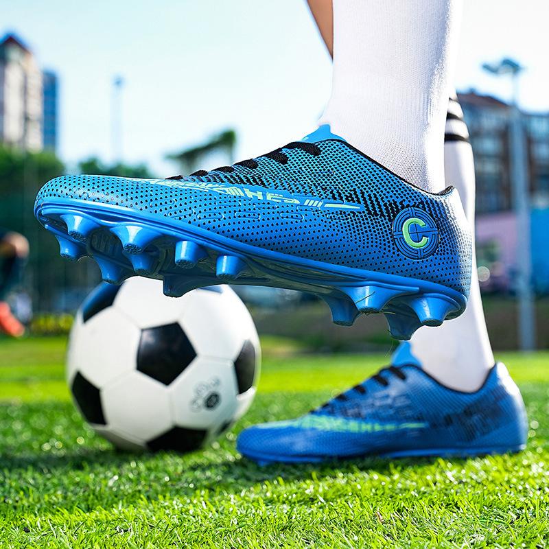 Large Size Football Shoes with Broken Nails, Boys and Girls, Teenagers and Students, Long Nails, Competition Training Shoes