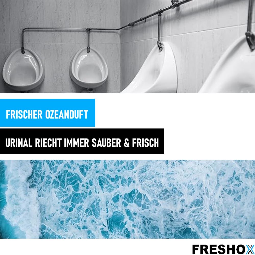FRESHOX 5 stk Duft-Urinalrist Urinalinnlegg Pissoarrist Luftfrisker 30 dager