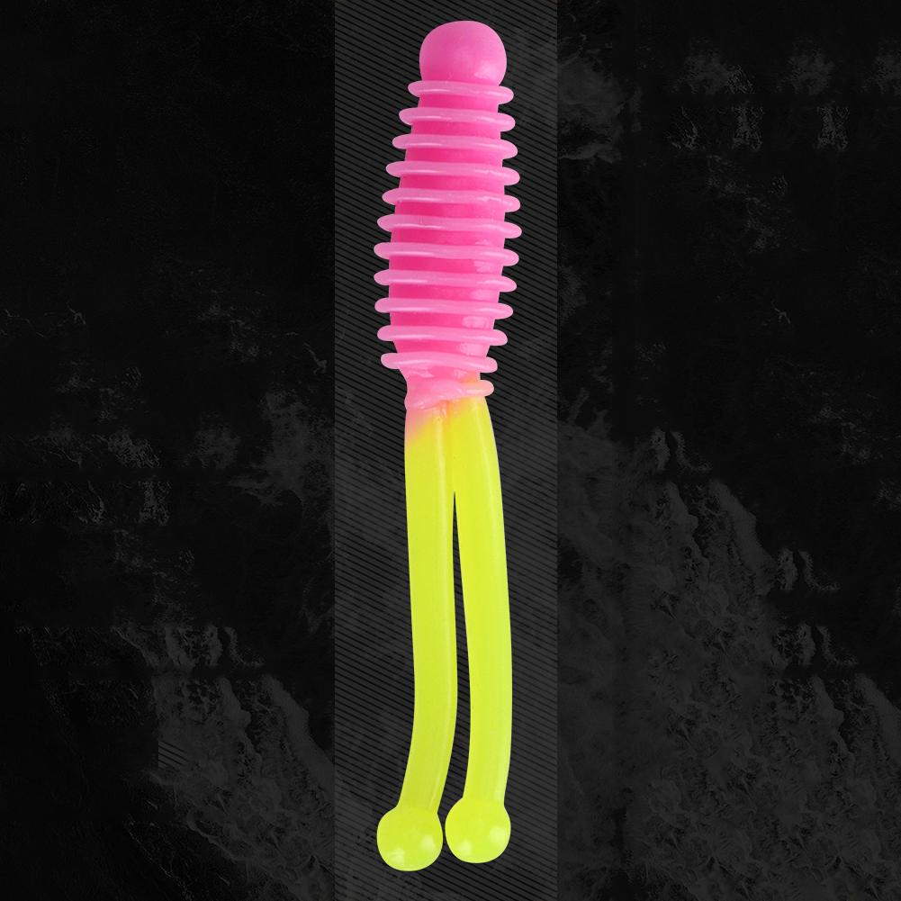 30pcs Soft Fishing Lures 50mm 1.2g Swimbaits Two-Tail Shaped Fishing Baits for Saltwater and Freshwater Bass Crappie Walleye