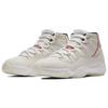 Air Jordan 11 Retro Platinum Tint Men Sneakers White Sail-University-Red 378037-016