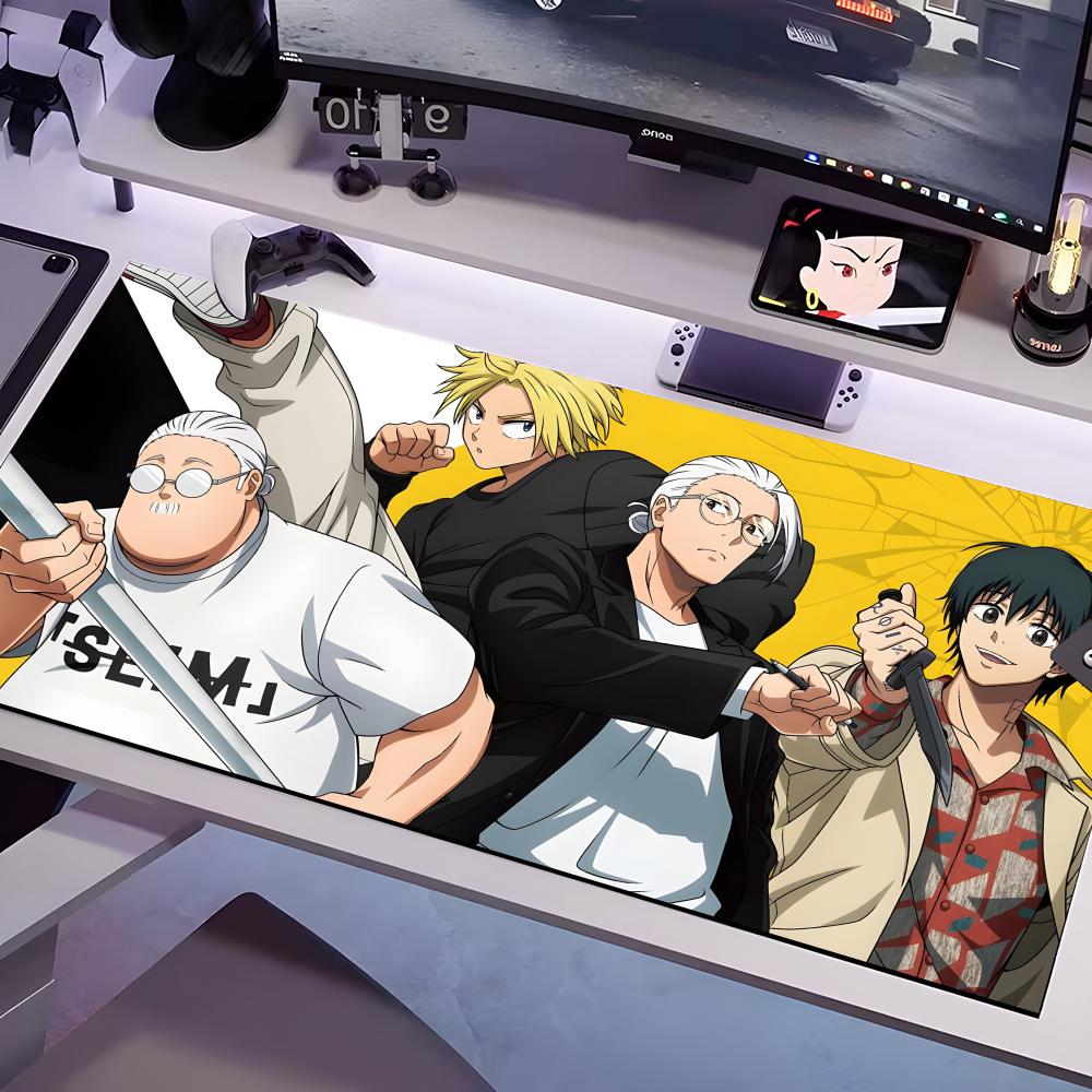 

Коврик для мыши Sakamoto Days Разные размеры Большой квадратный Компьютерный Офисный Игровой Настольные коврики Резиновые Противоскользящие коврики для мыши 600x300x2mm