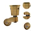 Heavy Duty Swivel Caster Furniture Brass Wheels