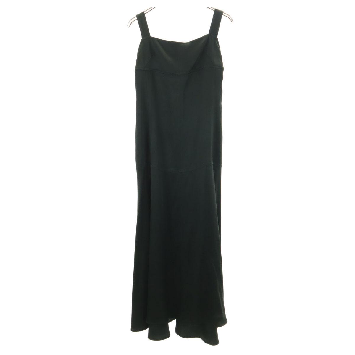 

ZARA No sleeve Long dress S Dark green Women Used