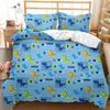 Cartoon Dinosaur Duvet Cover Kawaii Dinosaurs Bedding Set Jungle Ancient Animals Comforter Cover For Girls Boys Full King Size