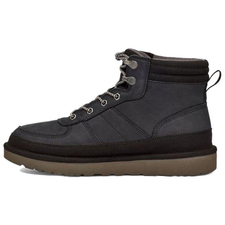 

UGG Highland Top Grain Leather Uld Style Casual Women Casual Shoes Black 1112991-BLK