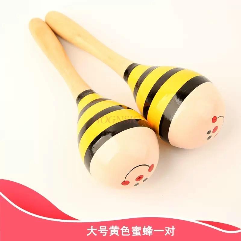 Baby Sand Hammer Early Education Music Percussion Instrument Sand Ball Children Ring Bell Red Grasping Tracking Listening